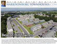 Tablet Screenshot of harrisonburgtownhouses.com